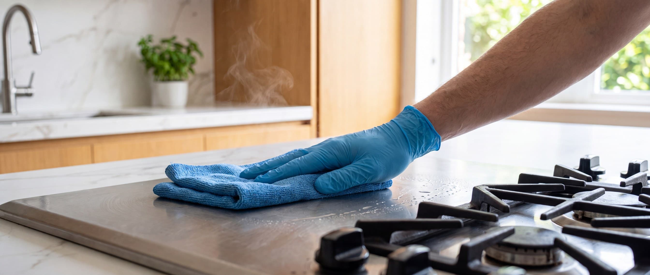 Nettoyage en profondeur d'une cuisiniere